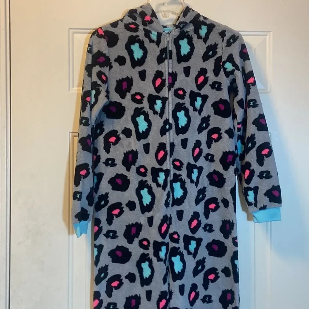 Total Girl Leopard Print Pijamas Junior Size XL 16